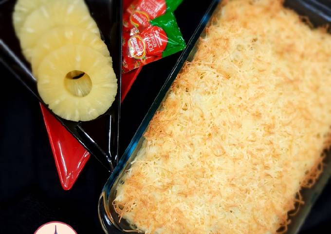 Baked Macaroni with Pineapple