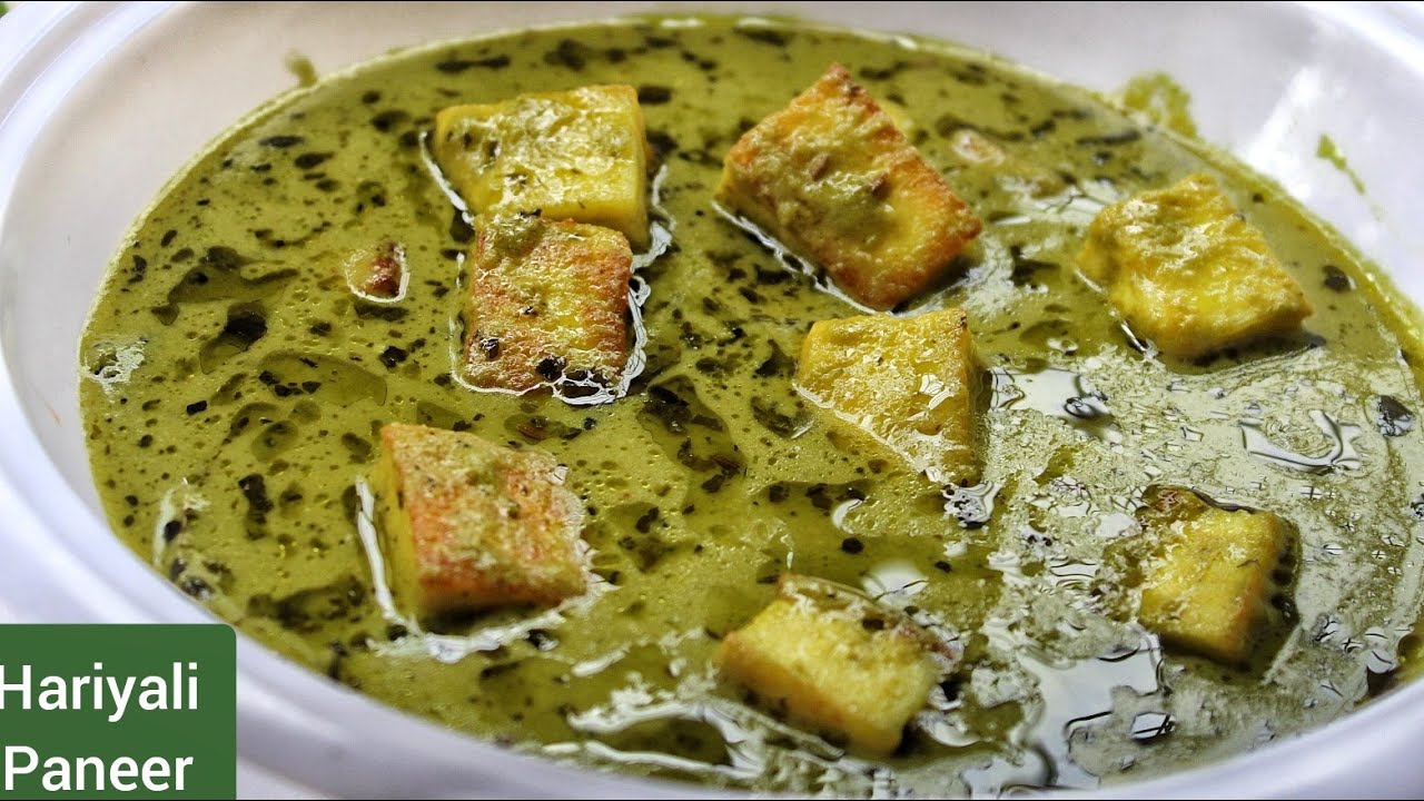 Harayali Palak Paneer