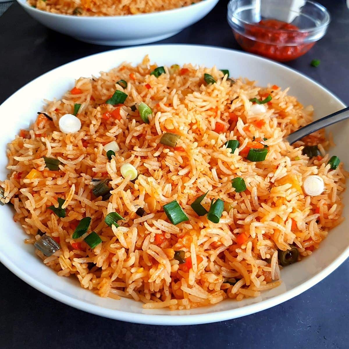 Schezwan Vegetable Fried Rice