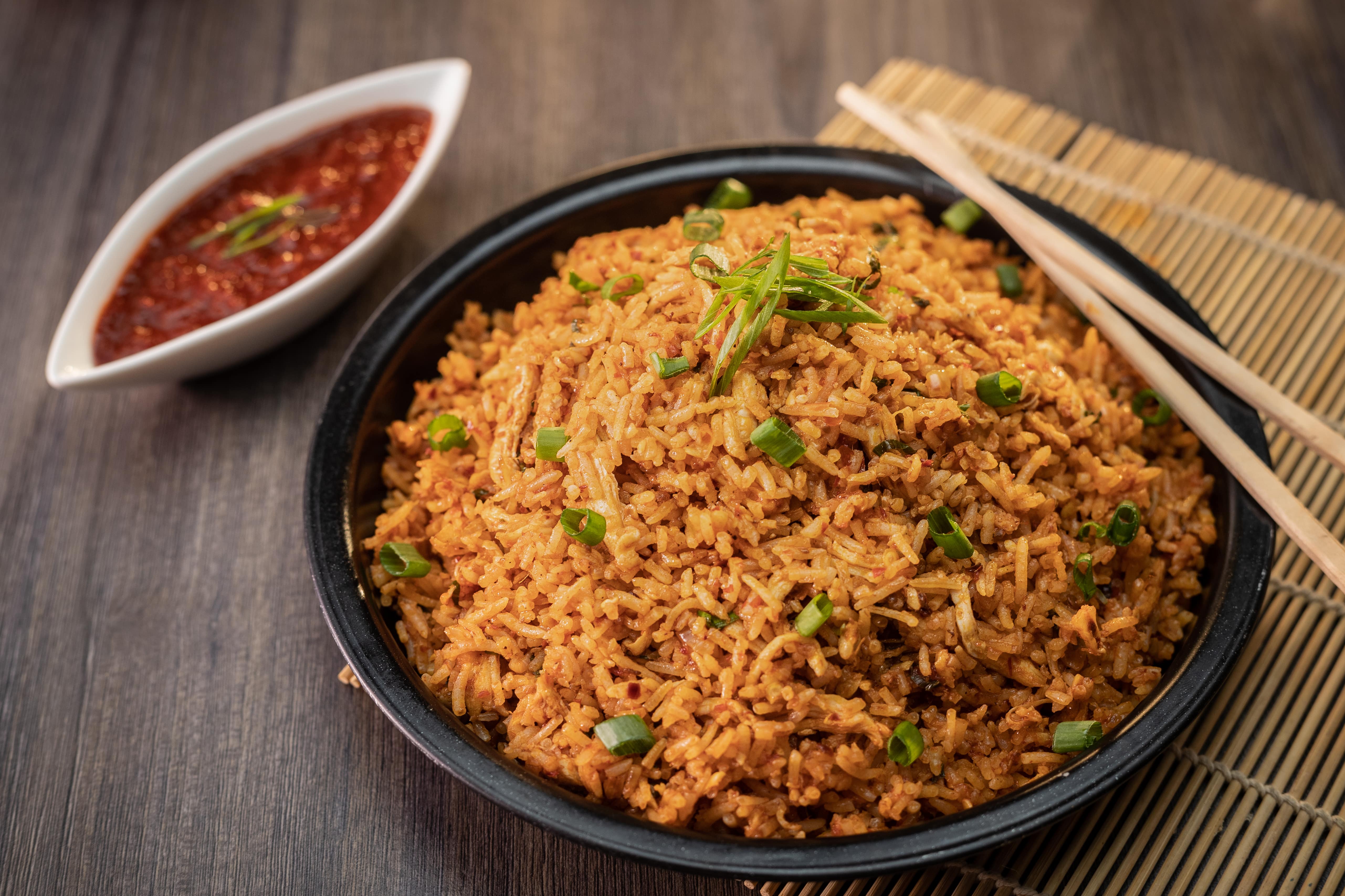 Schezwan Chicken Fried Rice